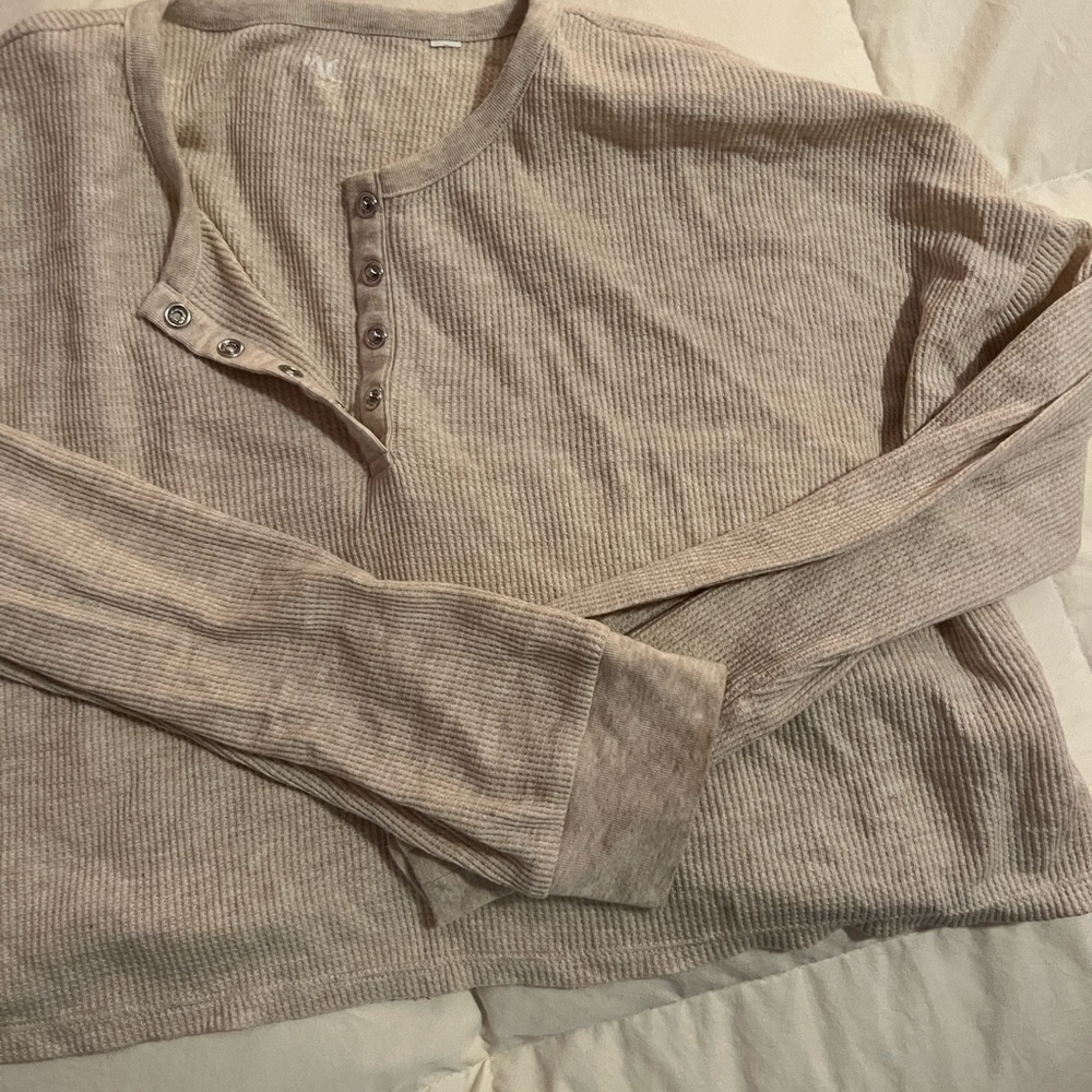 Pacsun cropped wafflenit